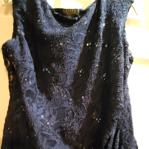 Ralph Lauren Short navy sequin dress - Picture 4 of 4